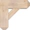 Ekena Millwork Traditional Craftsman Smooth Bracket w/ Offset Brace, Douglas Fir, 7 1/2"W x 20"D x 20"H BKT0806X20X20TRA04SDF - alternate 4